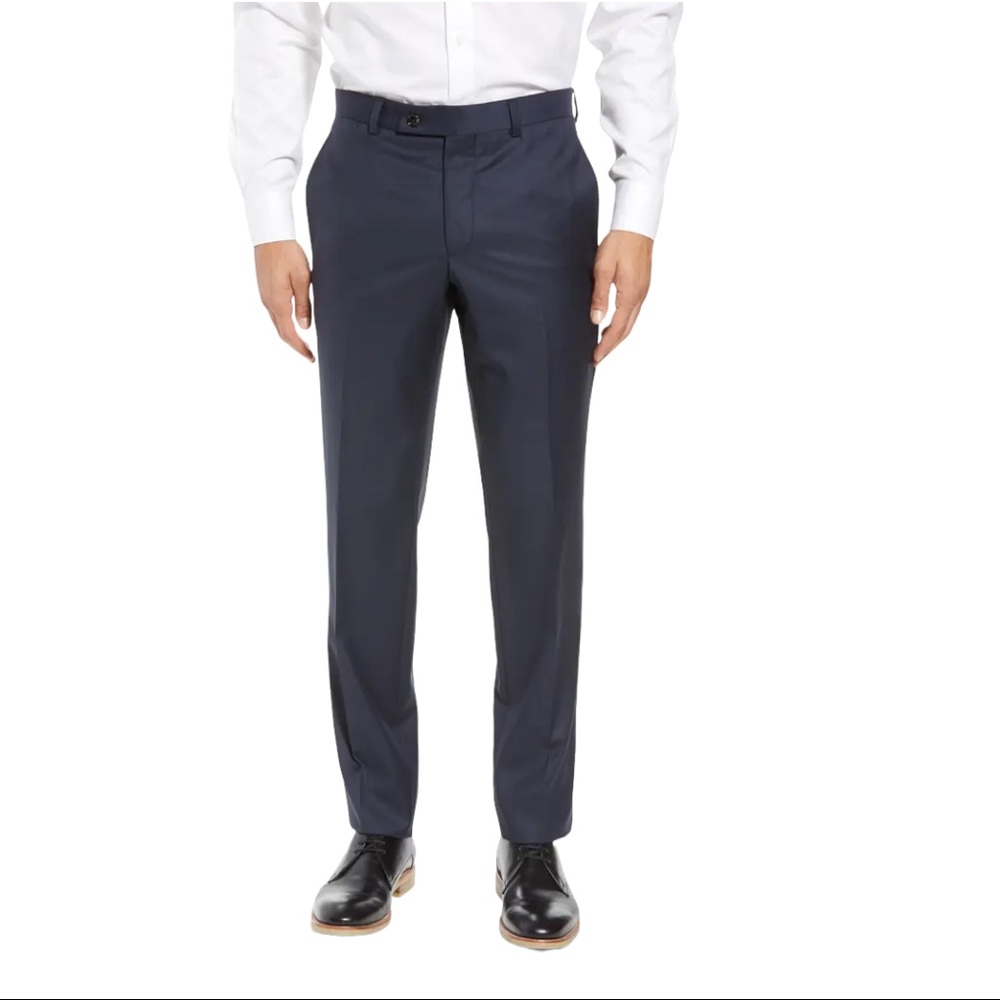 Ted Baker London NWT Jefferson Navy Wool  Pant Size 35